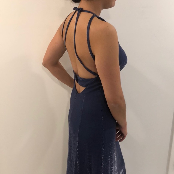 Halter embellished Gown - Picture 2 of 4